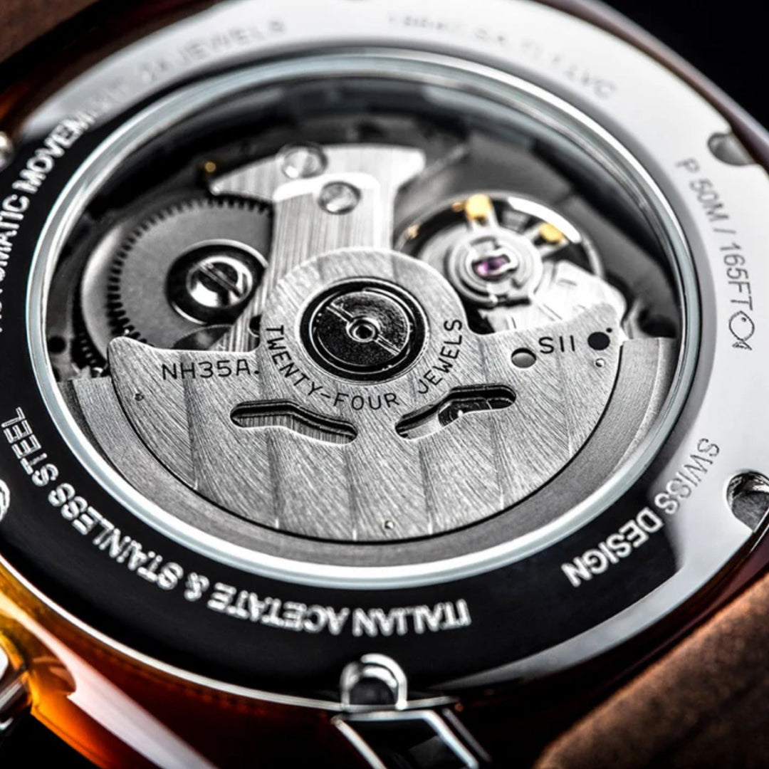 Briston Clubmaster Iconic 18740.SA.TI.2.LVBR White Dial Men&