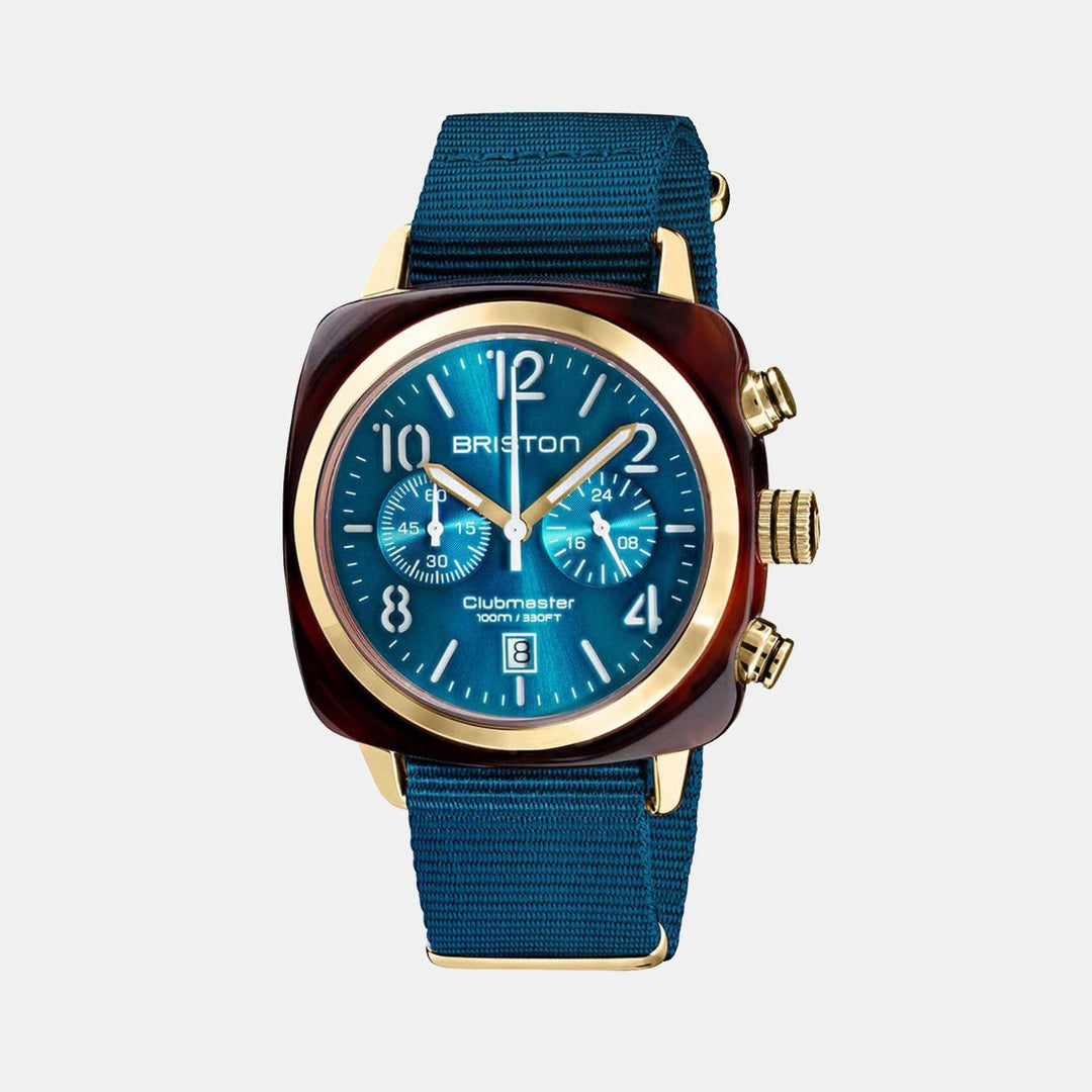 Briston Clubmaster Classic 19140.PYA.T.31.NBD Blue Dial Chronograph Unisex Watch