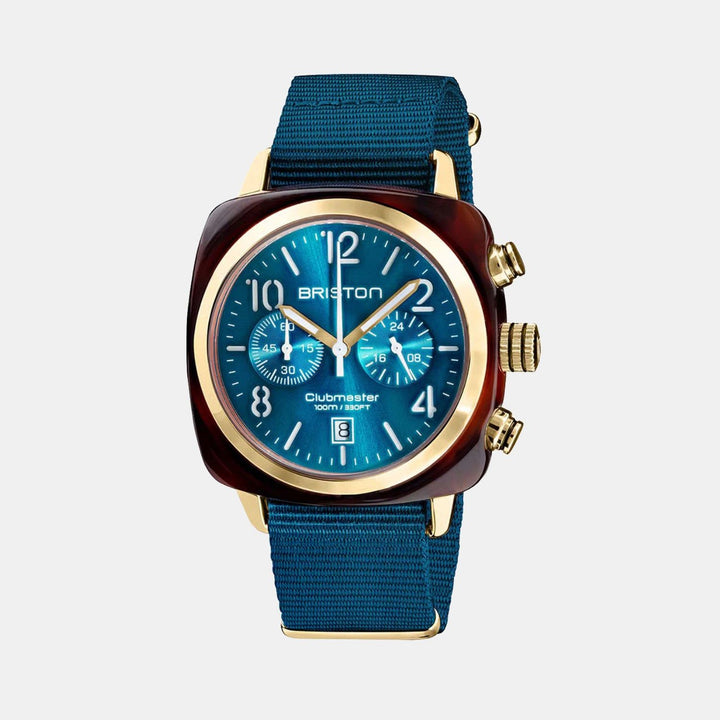 Briston Clubmaster Classic 19140.PYA.T.31.NBD Blue Dial Chronograph Unisex Watch