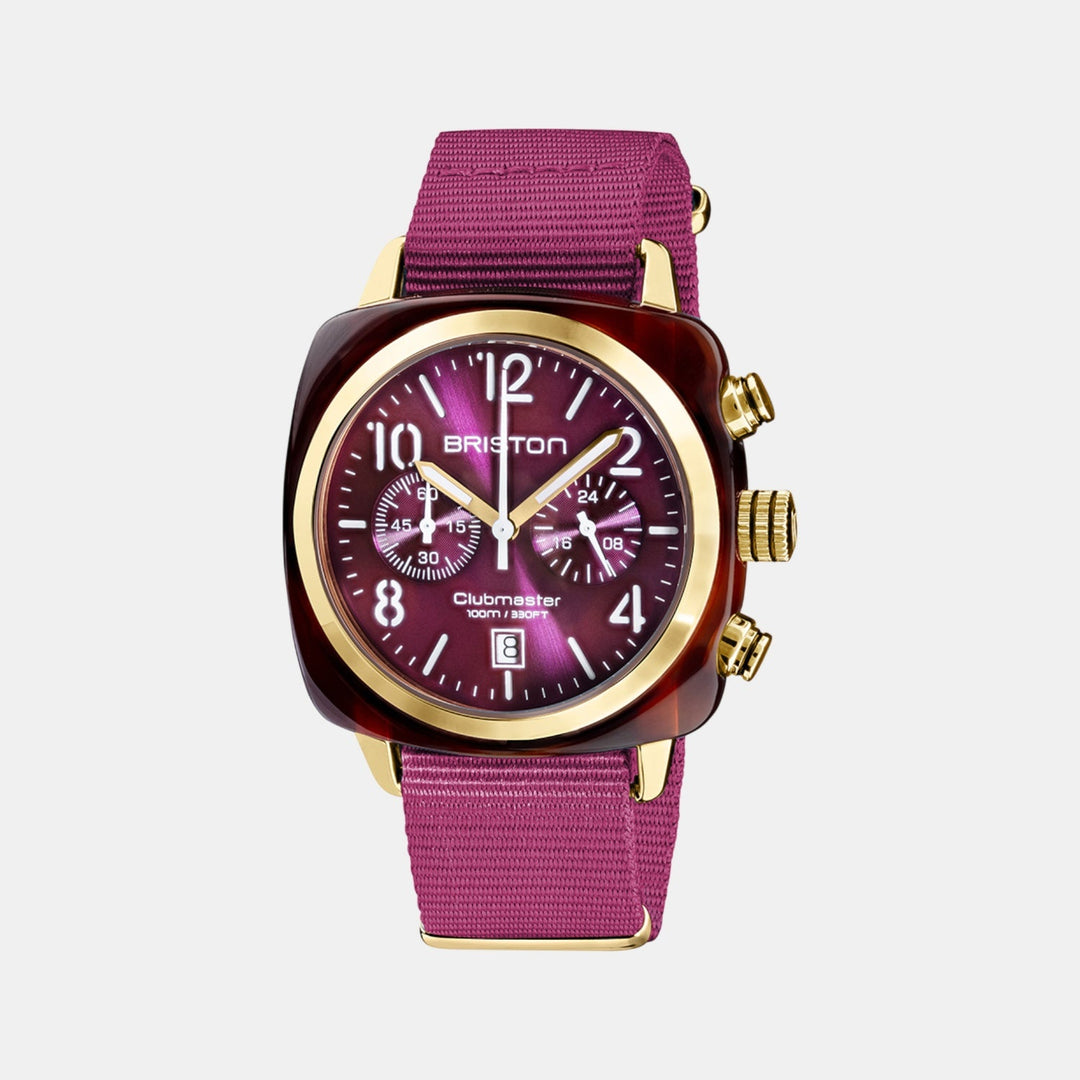 Briston Clubmaster Classic 19140.PYA.T.32.NC Red Dial Unisex Chronograph Watch