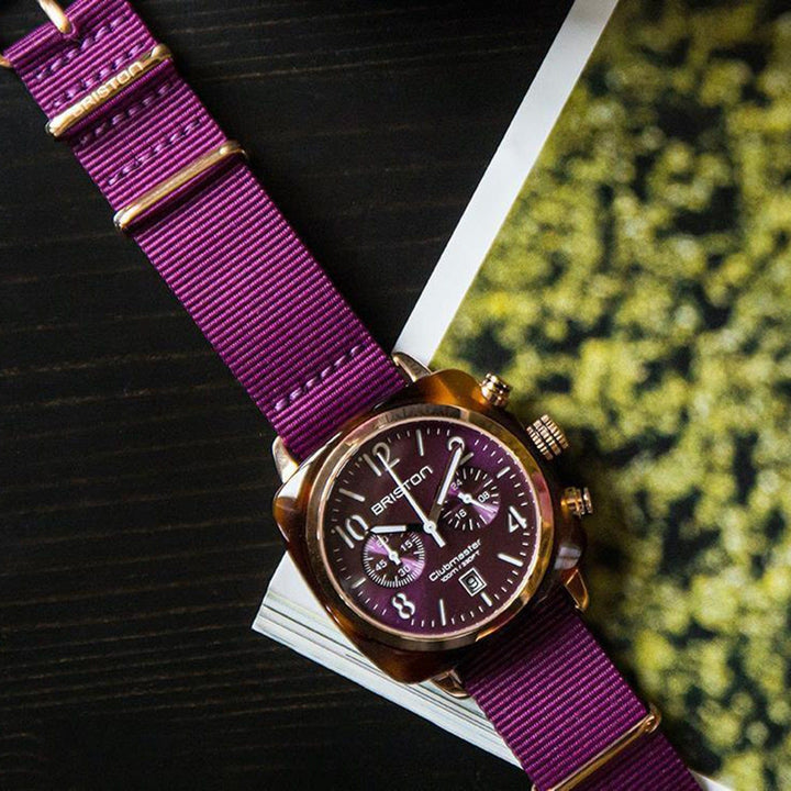 Briston Clubmaster Classic 19140.PYA.T.32.NC Red Dial Unisex Chronograph Watch