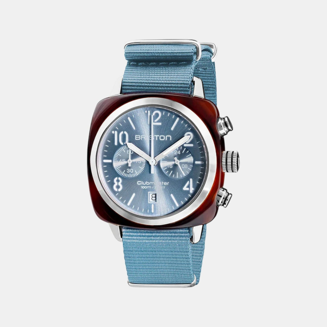 Briston Clubmaster Classic 19140.SA.T.25.NIB Ice Blue Dial Unisex Chronograph Watch