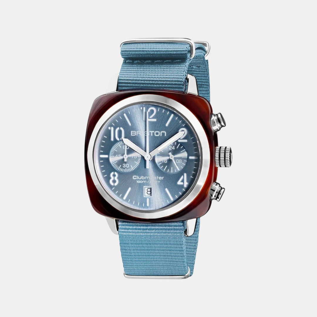 Briston Clubmaster Classic 19140.SA.T.25.NIB Ice Blue Dial Unisex Chronograph Watch