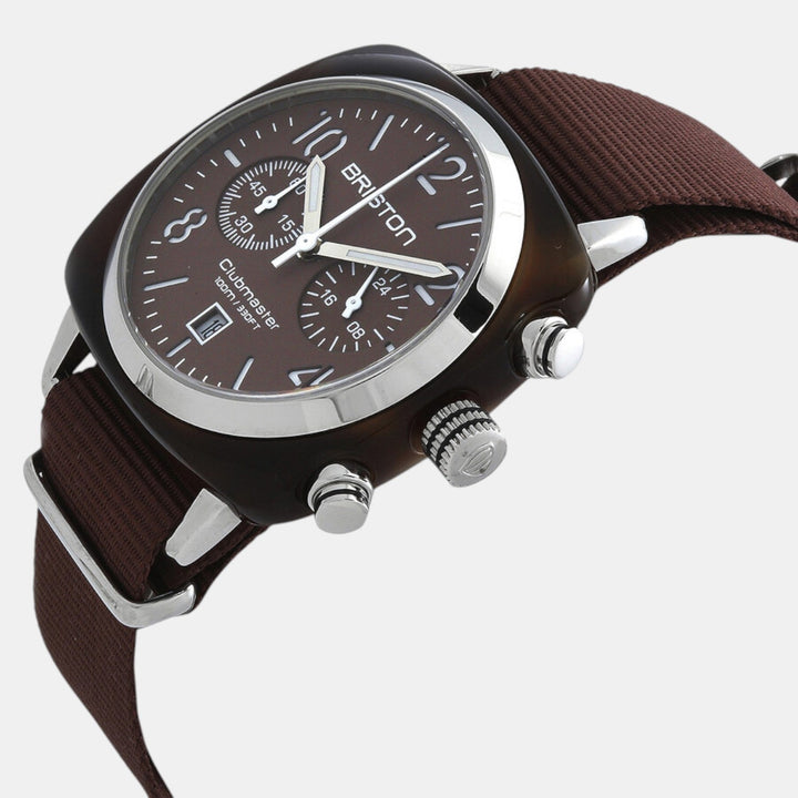 Briston Clubmaster Classic 20140.SA.T.37.NTCH Brown Dial Chronograph Unisex Watch