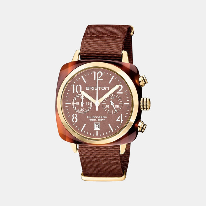 Briston Clubmaster Classic 20140.PYAT.37.NTCH Brown Dial Men&
