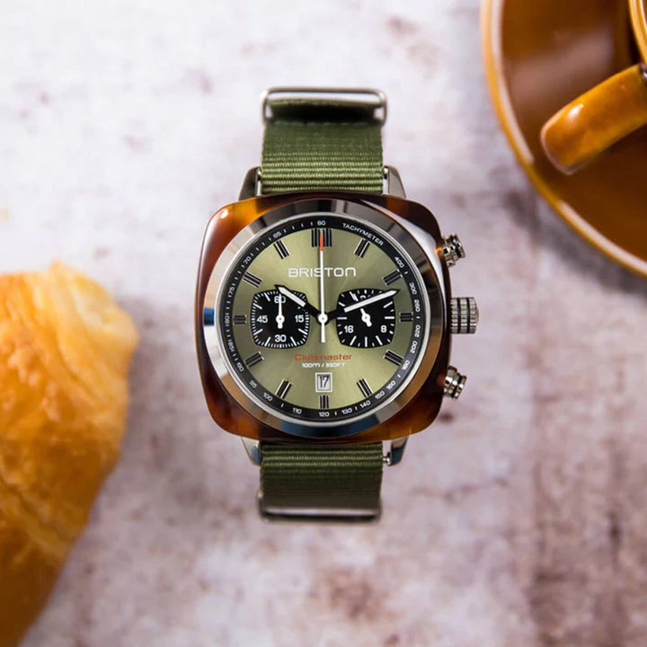 Briston Clubmaster Sport 20142.SA.TS.26.NOL Green Dial Men&