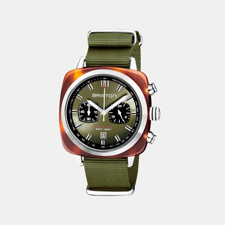 Briston Clubmaster Sport 20142.SA.TS.26.NOL Green Dial Men&
