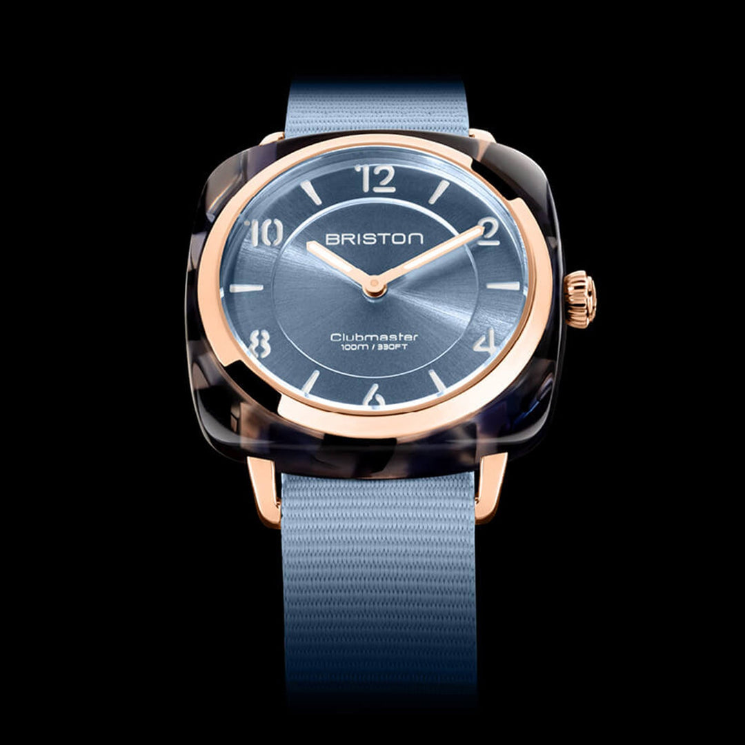 Briston Clubmaster Chic 21536.PRA.UB.25.NIB Blue Dial Women&