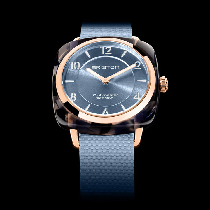 Briston Clubmaster Chic 21536.PRA.UB.25.NIB Blue Dial Women&