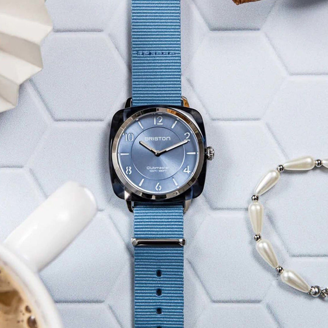 Briston Clubmaster Chic 21536.PRA.UB.25.NIB Blue Dial Women&