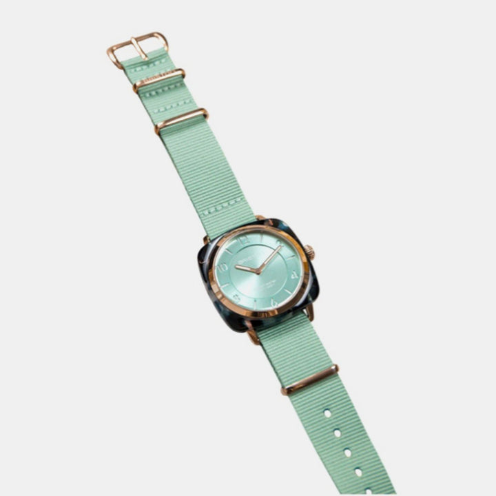 Briston Clubmaster Chic 21536.PRA.UGW.29.NGW Green Dial Women&