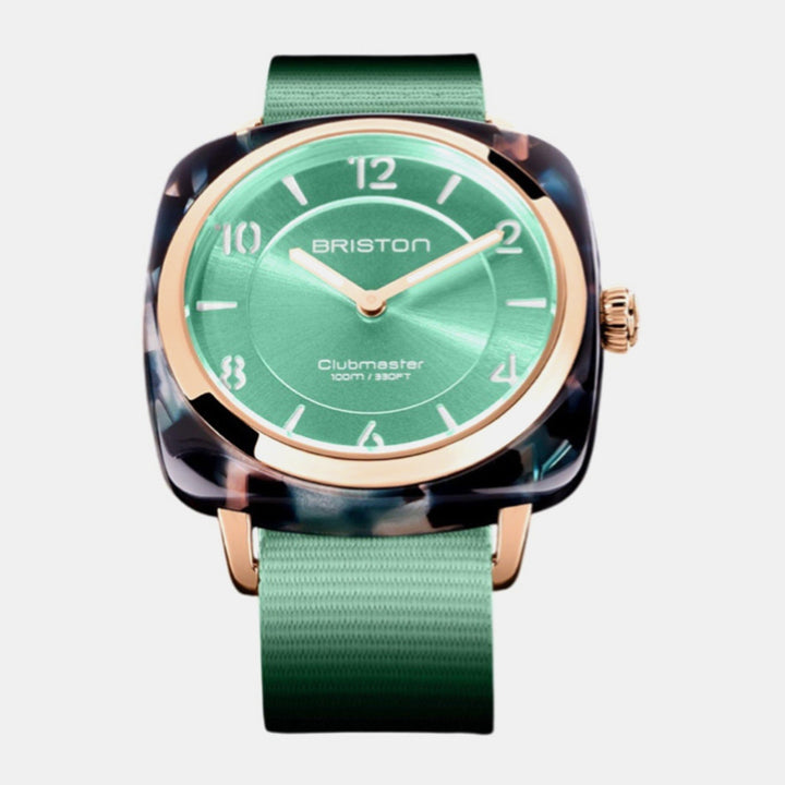 Briston Clubmaster Chic 21536.PRA.UGW.29.NGW Green Dial Women&