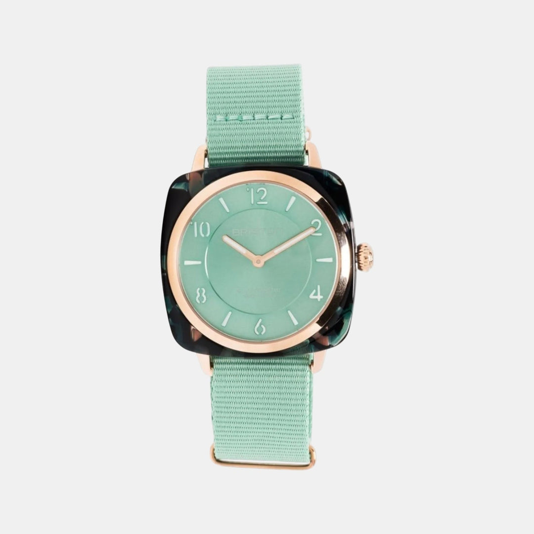 Briston Clubmaster Chic 21536.PRA.UGW.29.NGW Green Dial Women&