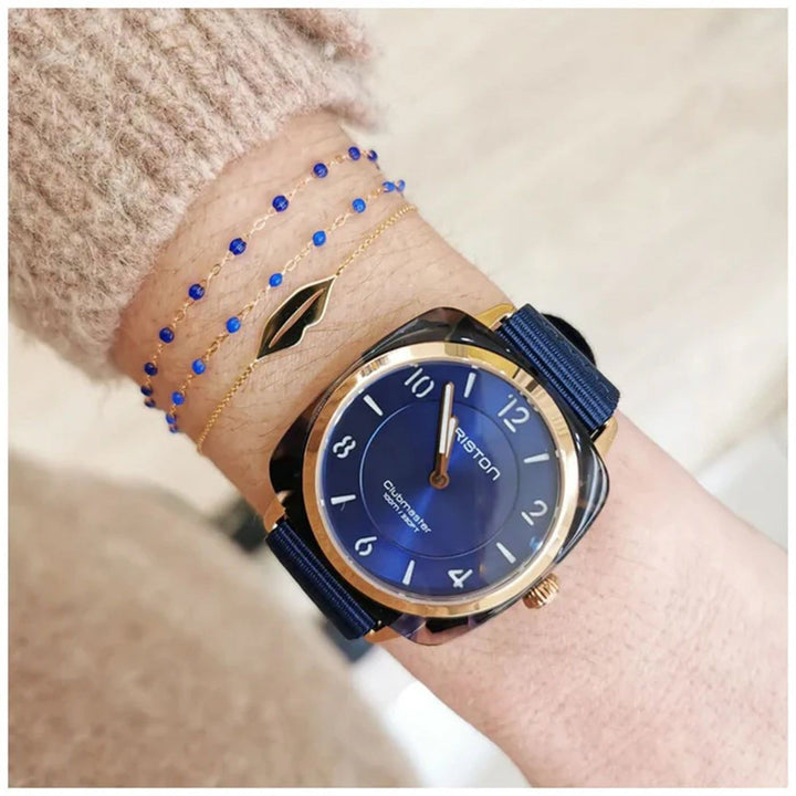 Briston Clubmaster Chic 21536.PRAUB.33.NMB Blue Dial Women&