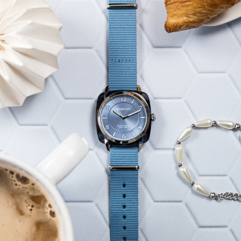 Briston Clubmaster Chic 21536.SA.UB.25.NIB Blue Dial Women&
