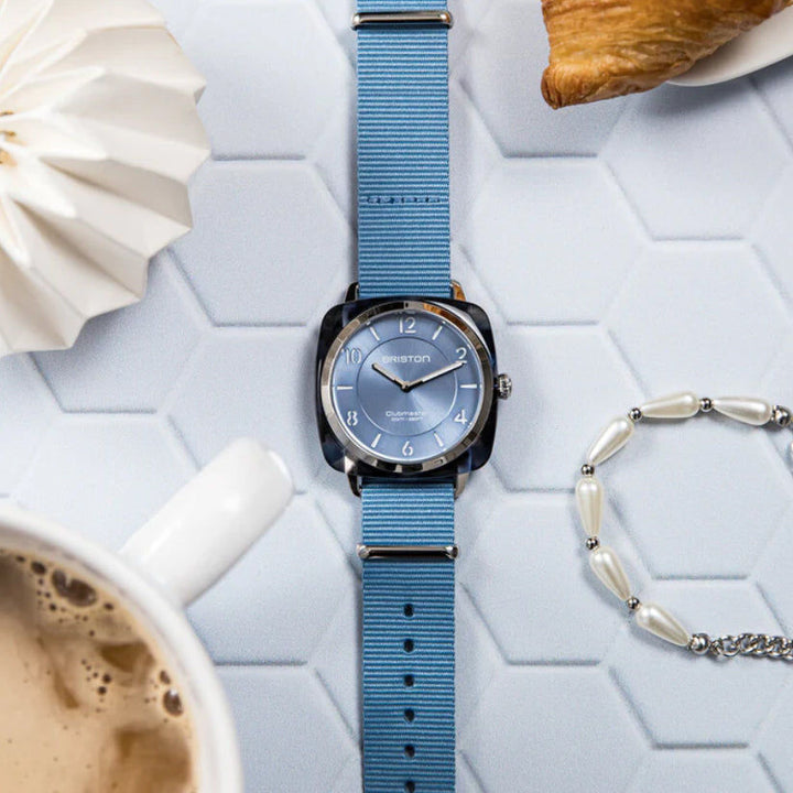 Briston Clubmaster Chic 21536.SA.UB.25.NIB Blue Dial Women&
