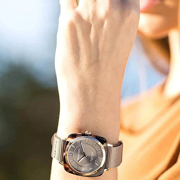 Briston Clubmaster Chic 21536.SA.UBR.30.NT Taupe Dial Women&