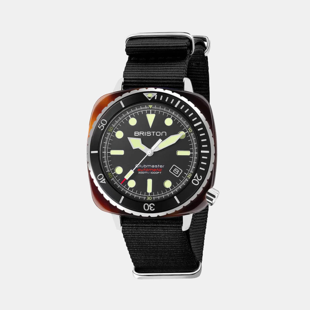 Briston Clubmaster Diver 21644.SA.T.1.NB Black Dial Men&