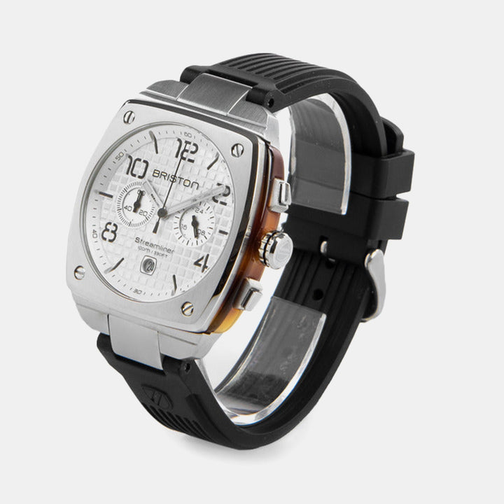 Briston Streamliner Urban Chronograph 22142.S.T.2.RB White Dial Men&