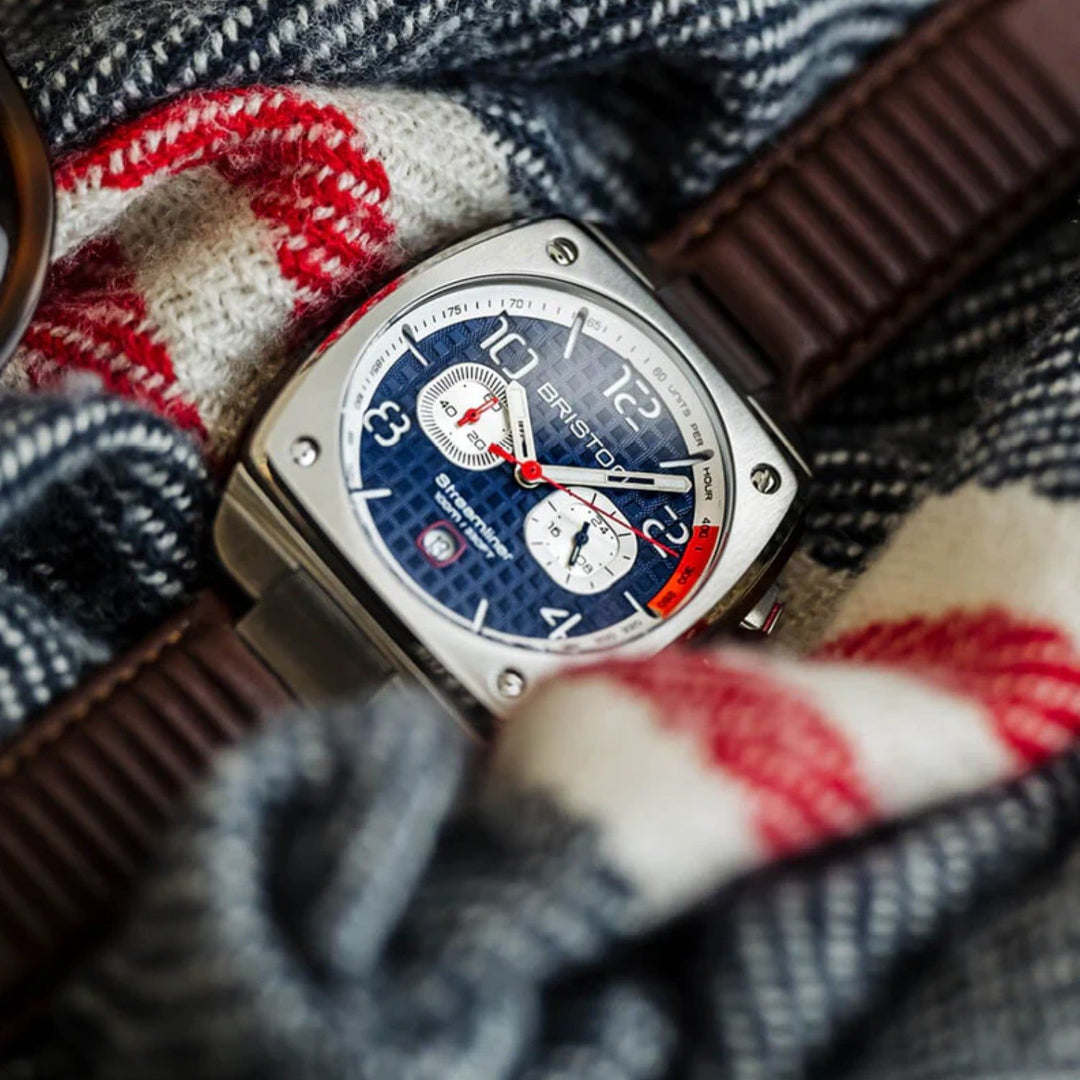 Briston Streamliner Urban 24142.S.T.15.LBR Blue Dial Men&