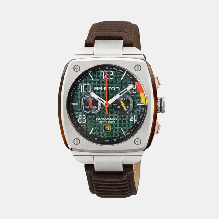 Briston Streamliner Urban 24142.S.T.16.LBR Green Dial Men&