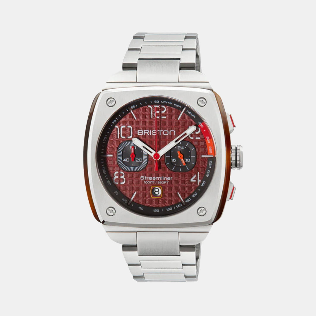 Briston Streamliner Urban Chronograph Red Dial Men&