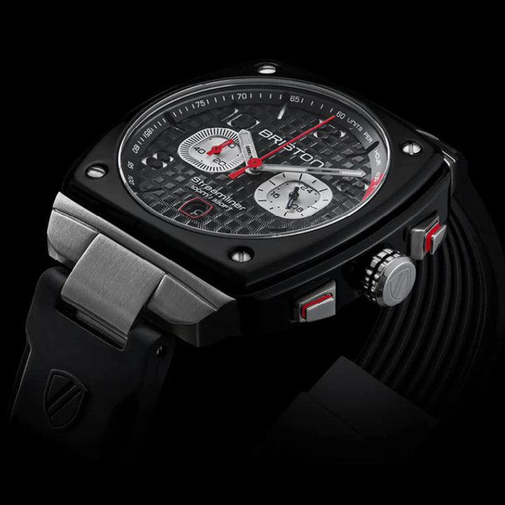 Briston Streamliner Urban 24142.SA.B.1.RB Black Dial Chronograph Men&
