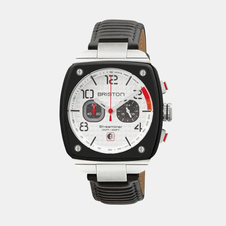 Briston Streamliner Urban 24142.SA.B.2.LB White Dial Chronograph Men&