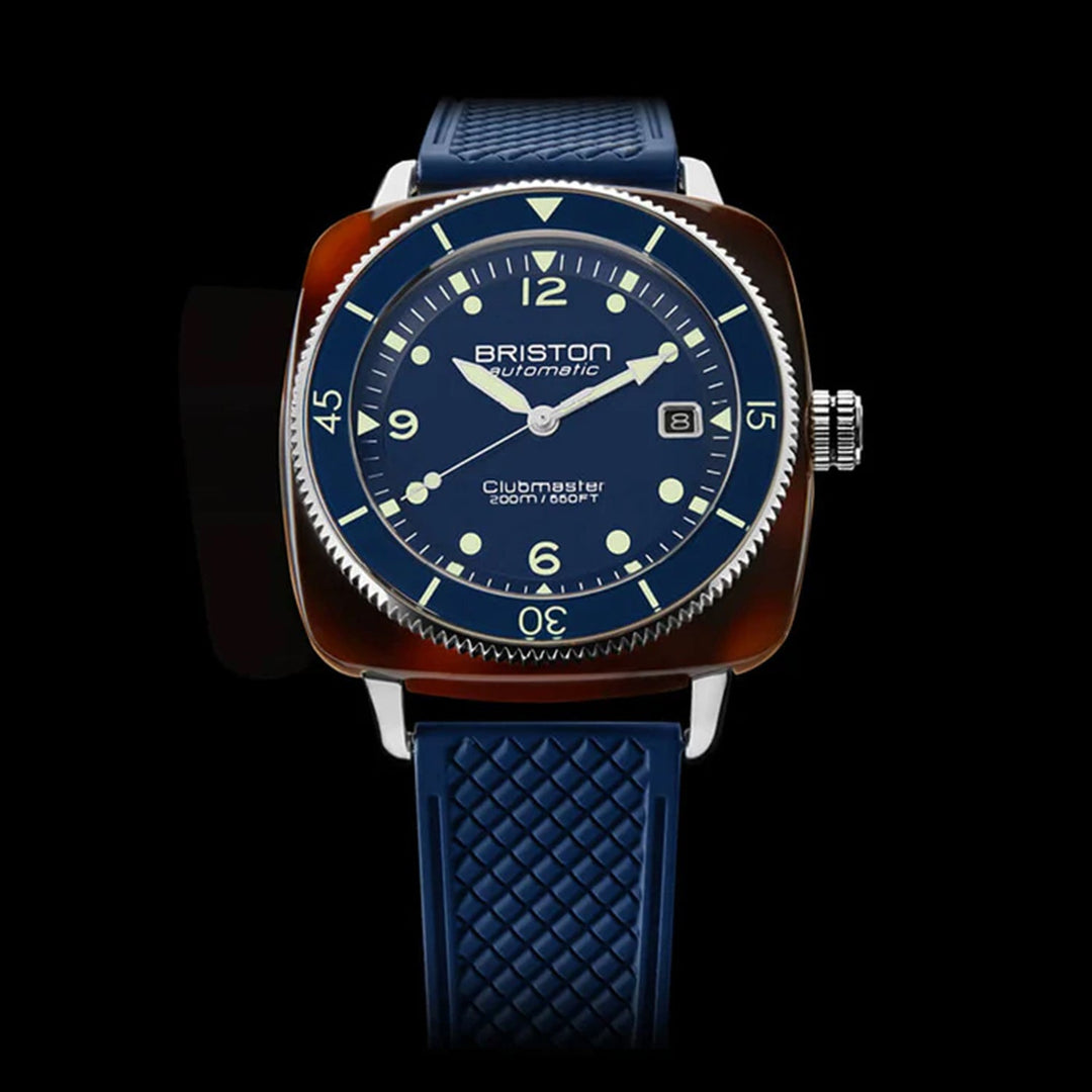 Briston Clubmaster Legend Diver 241740.SA.T.15.FNB Blue Dial Men&