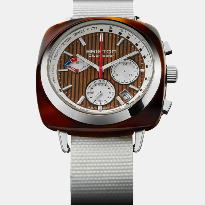 Briston Clubmaster Regatta 251542.SA.T.2W.NW Brown Dial Men&