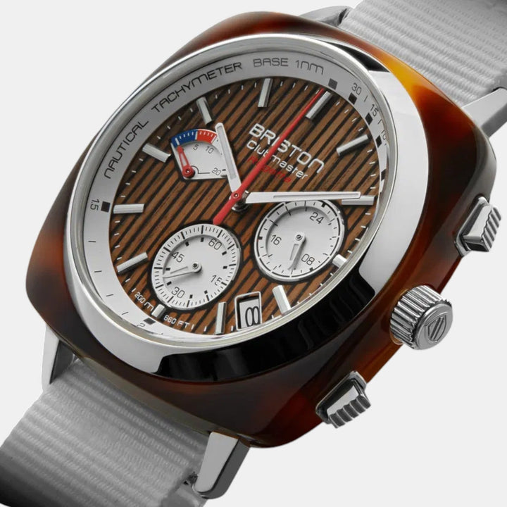 Briston Clubmaster Regatta 251542.SA.T.2W.NW Brown Dial Men&