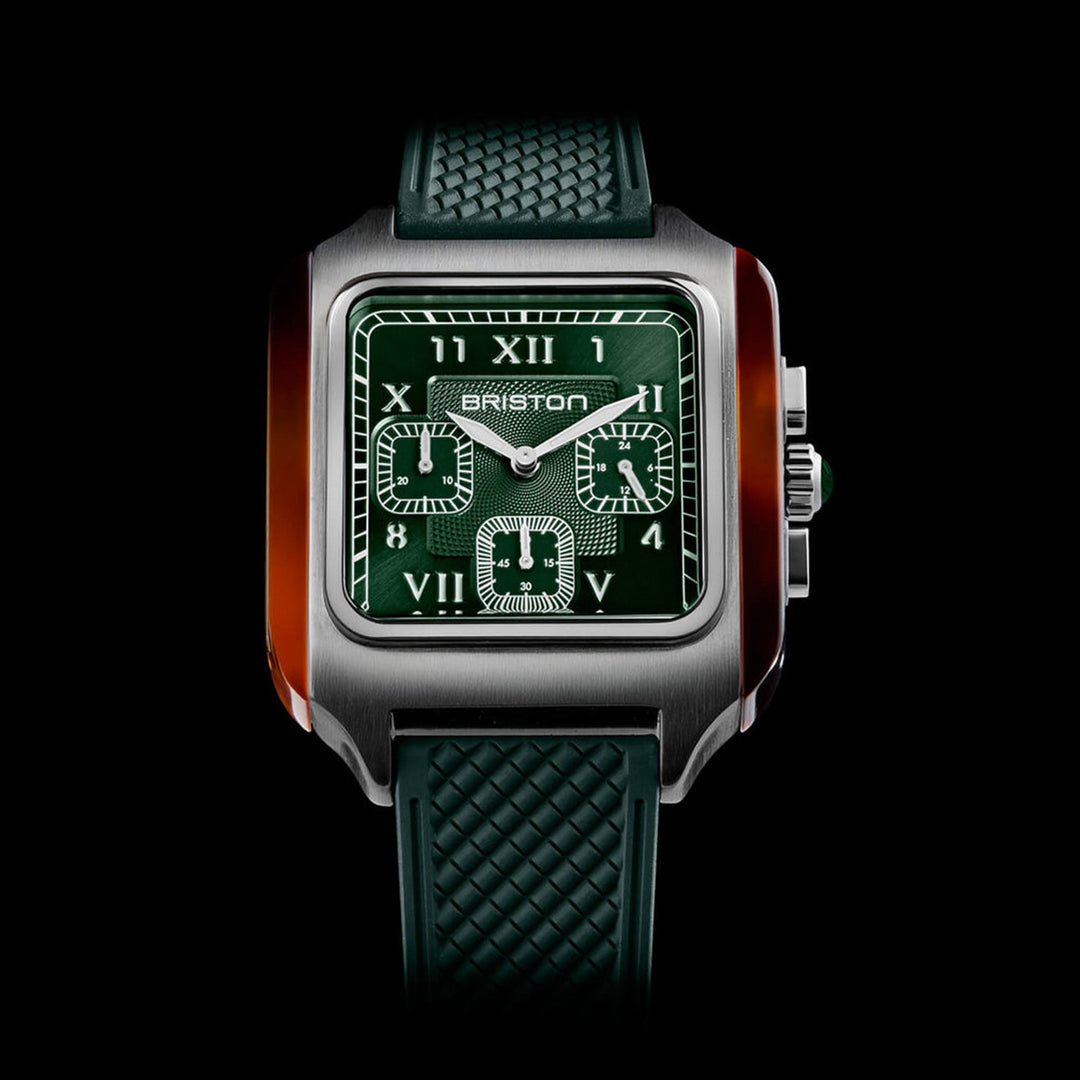 Briston Streamliner Kennedy 261838.SA.T.10.FBG Green Dial Chronograph Men&