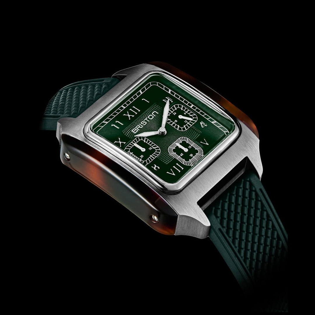 Briston Streamliner Kennedy 261838.SA.T.10.FBG Green Dial Chronograph Men&