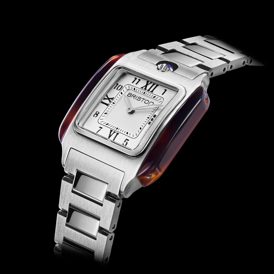 Briston 262030.SA.T.2.SB White Dial Quartz Women&