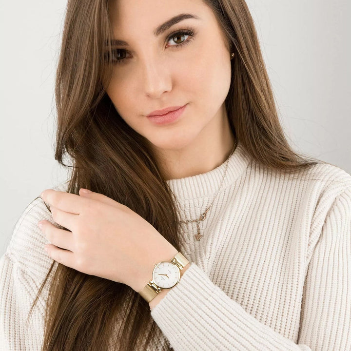 Atlantic Elegance Small 29035.45.21 Silver Dial Women&