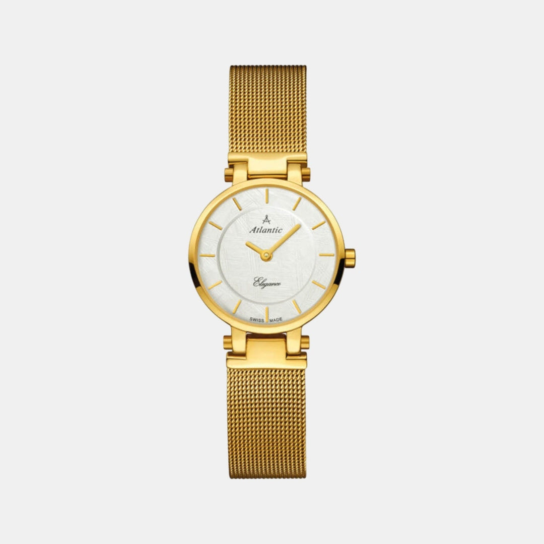 Atlantic Elegance Small 29035.45.21 Silver Dial Women&