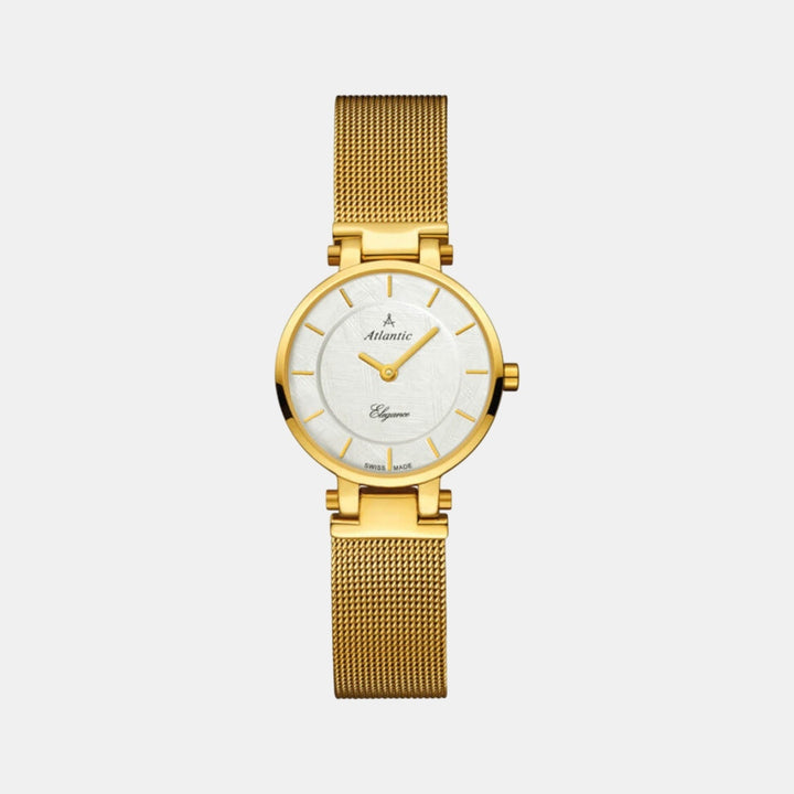 Atlantic Elegance Small 29035.45.21 Silver Dial Women&