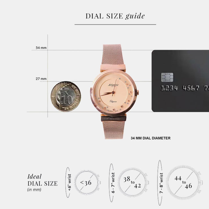 Atlantic Elegance Romantic 29039.44.79MB Copper Dial Women&