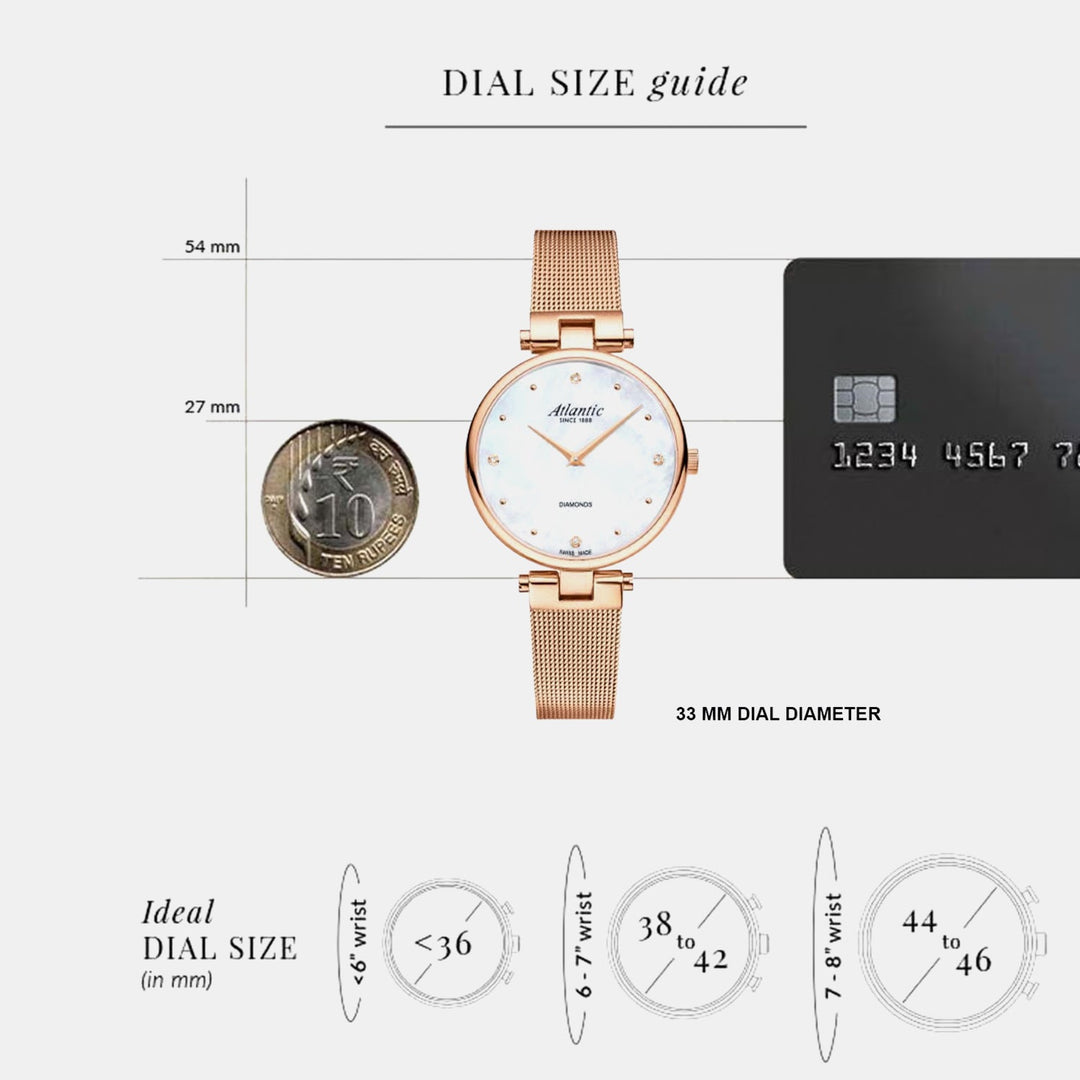 Atlantic Elegance Royal 29044.44.07RMB Mother Of Pearl Dial Women&