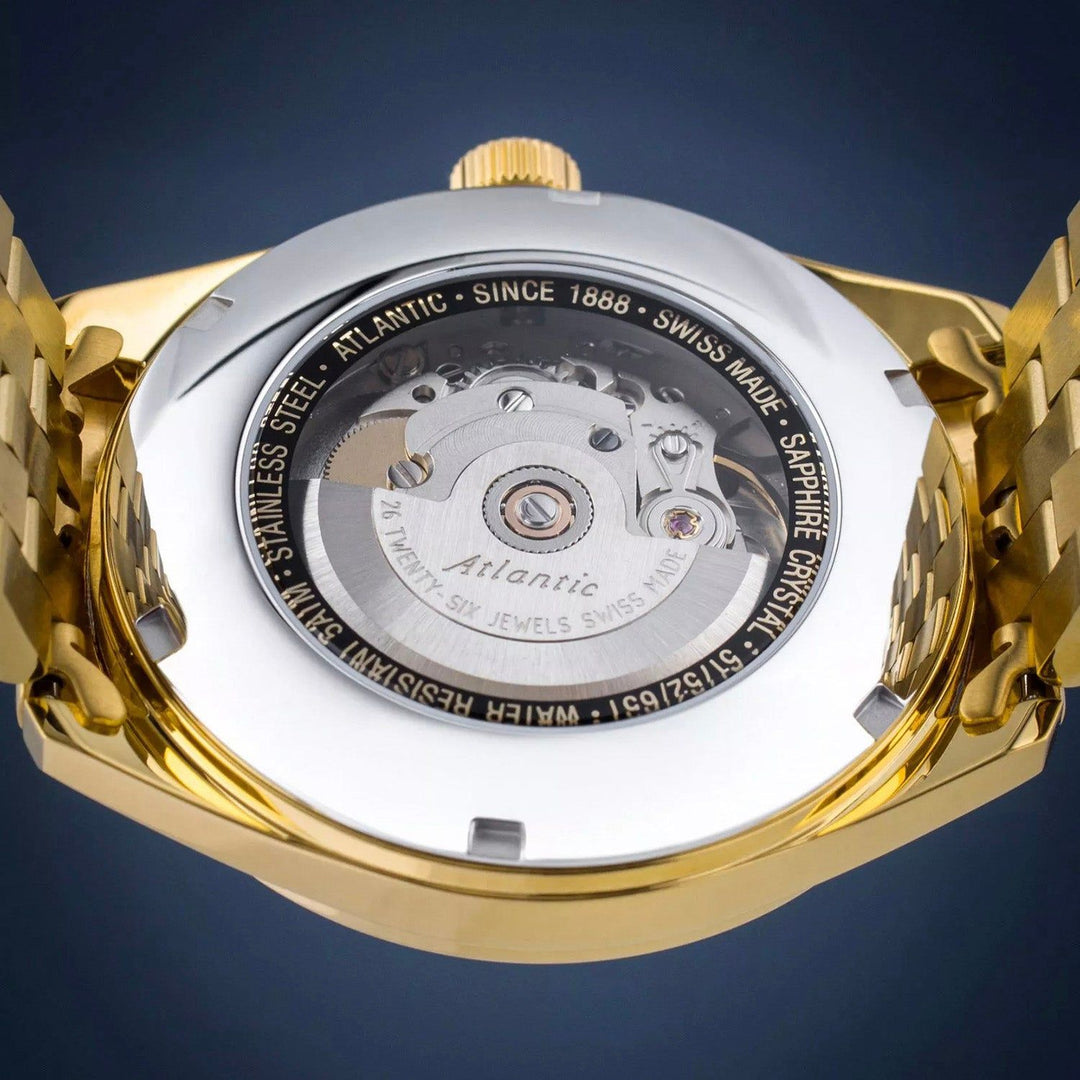 Atlantic Worldmaster Art Deco 51752.45.39GM Champagne Dial Men&