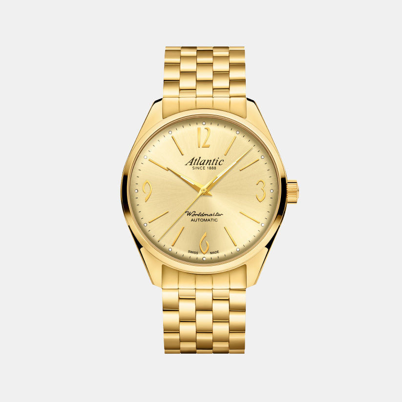 Atlantic Worldmaster Art Deco 51752.45.39GM Champagne Dial Men&