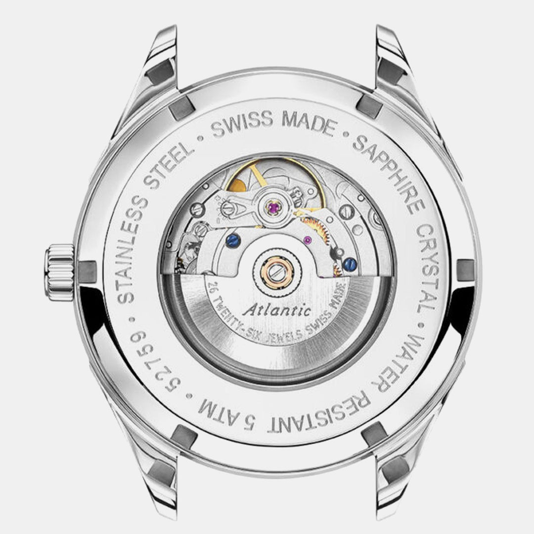 Atlantic Worldmaster 1888 Automatic 52759.41.41S Grey Dial Stainless Steel Men&