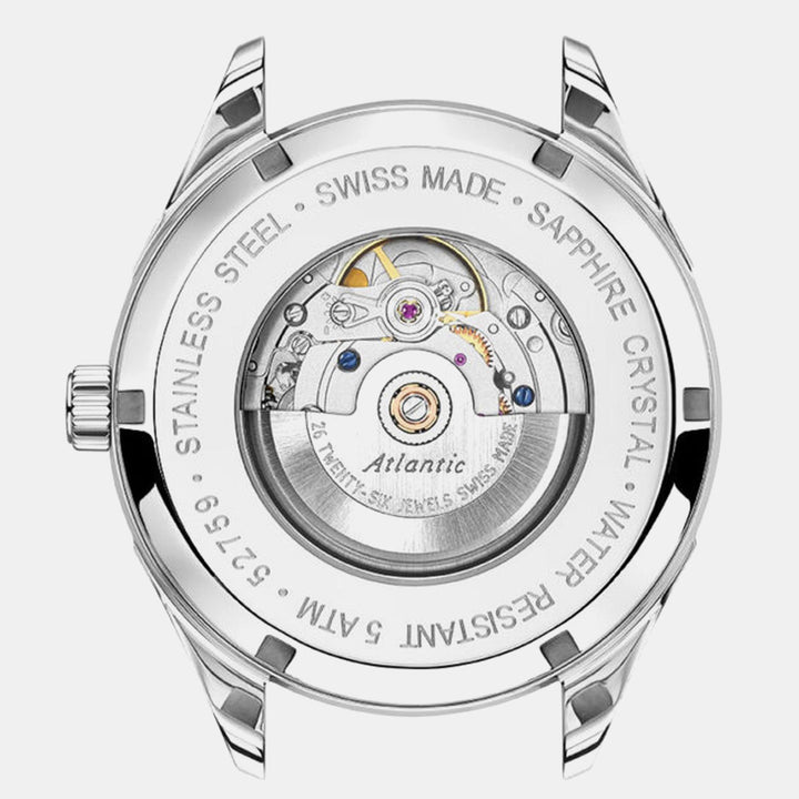 Atlantic Worldmaster 1888 Automatic 52759.41.41S Grey Dial Stainless Steel Men&