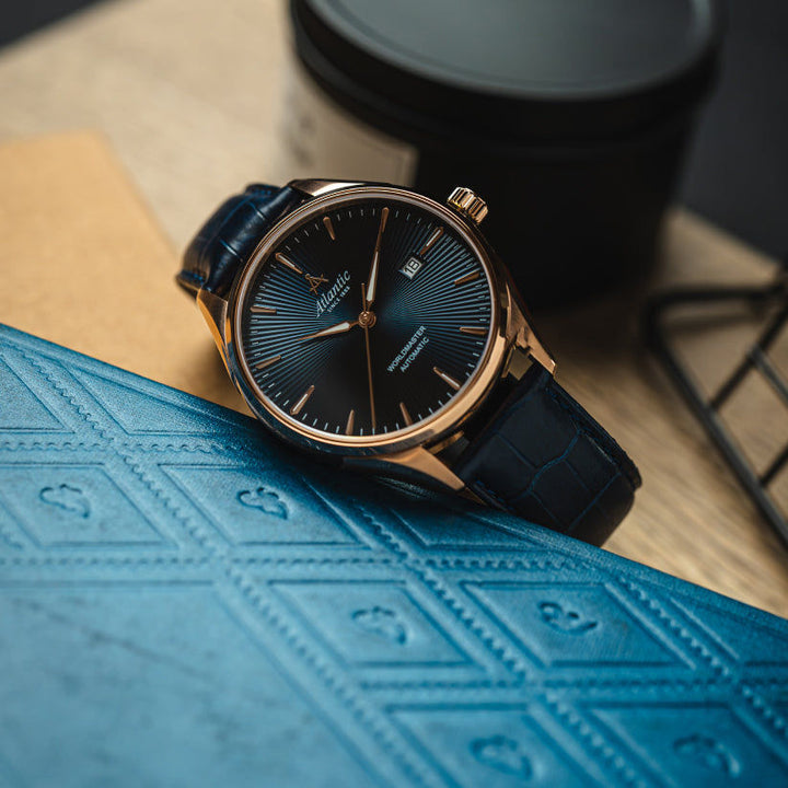 Atlantic Worldmaster 1888 Automatic 52759.44.51 Blue Dial Men&