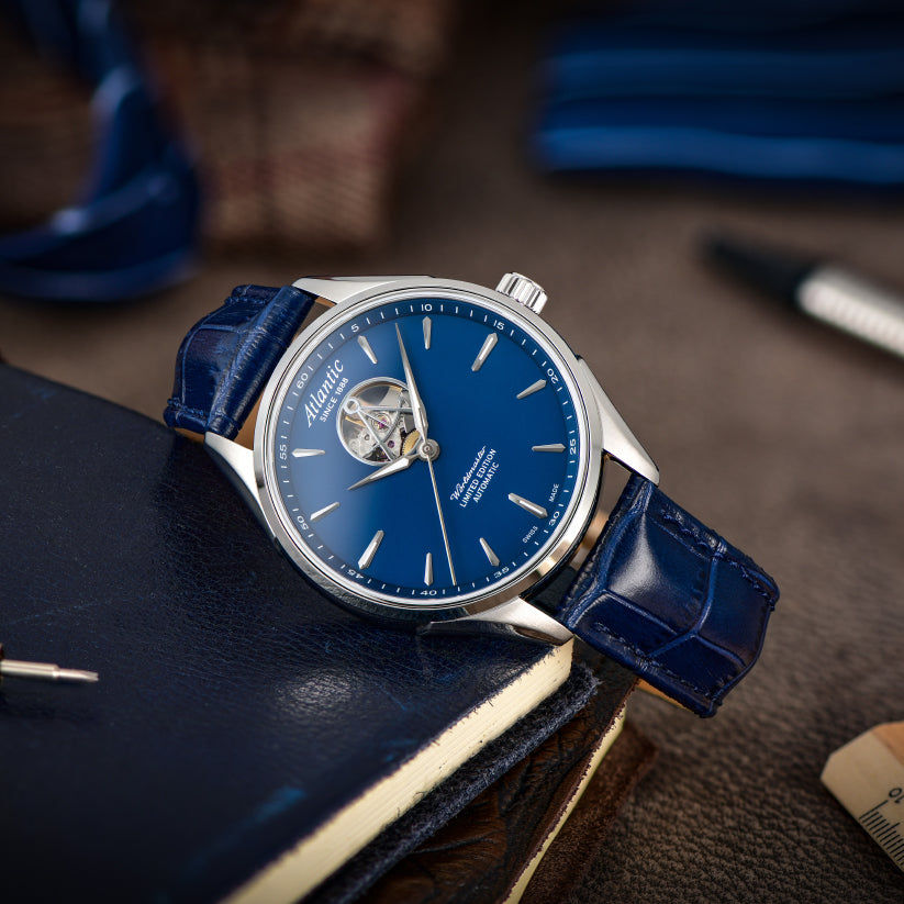 Atlantic Worldmaster 52780.41.51 Blue Dial Automatic Men&