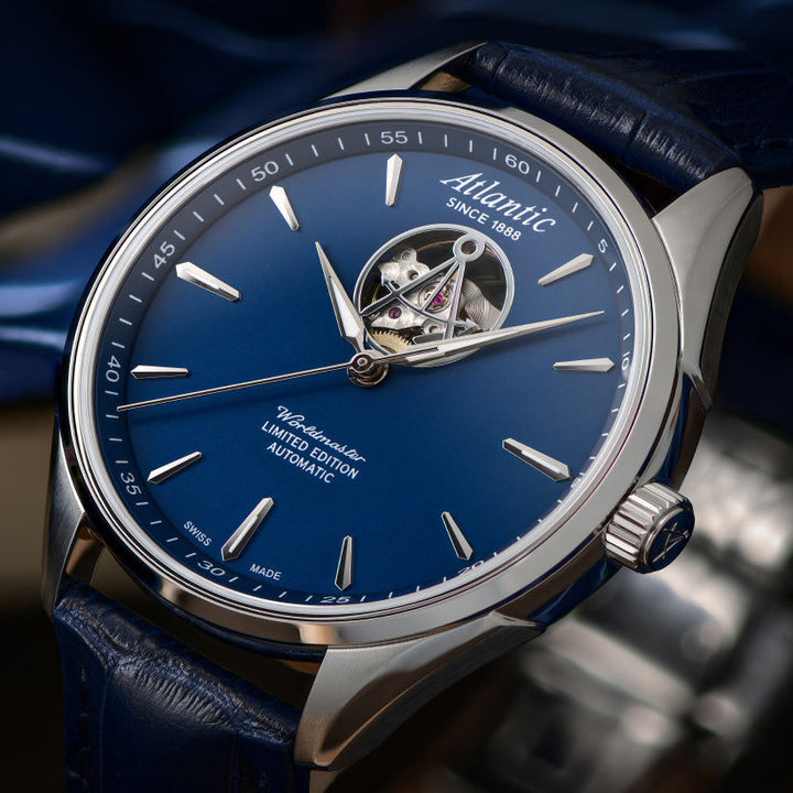 Atlantic Worldmaster 52780.41.51 Blue Dial Automatic Men&