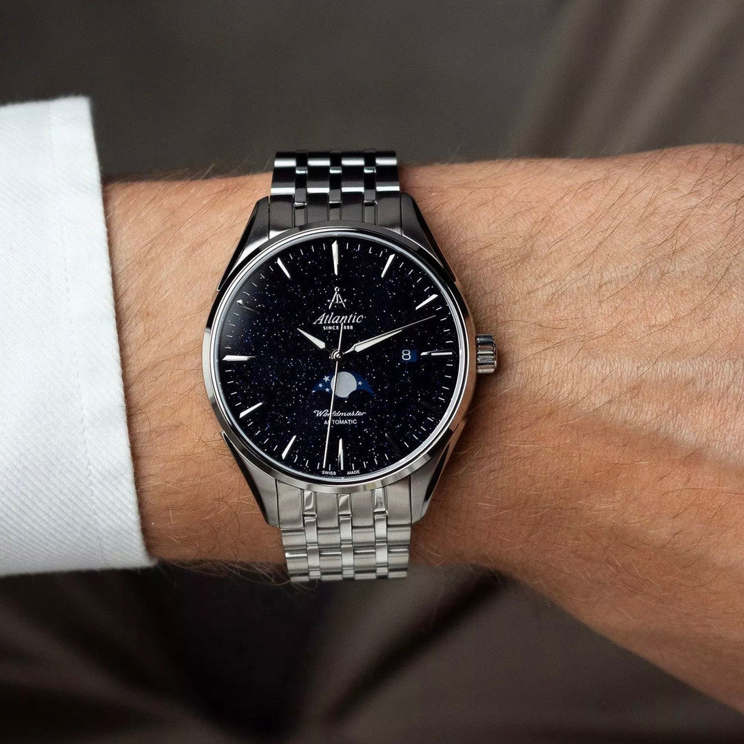Atlantic Worldmaster Nightsky 52788.41.91 Blue Aventurine Dial Automatic Men&