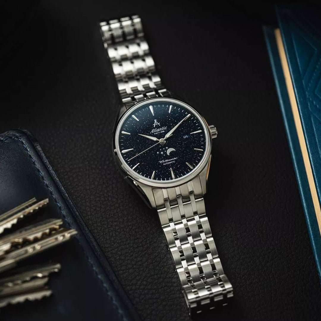Atlantic Worldmaster Nightsky 52788.41.91 Blue Aventurine Dial Automatic Men&