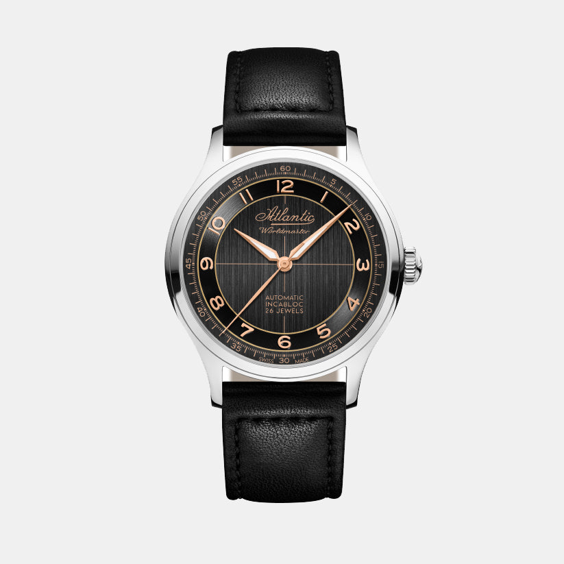 Atlantic Worldmaster Original 53780.41.43R Black Dial Men&