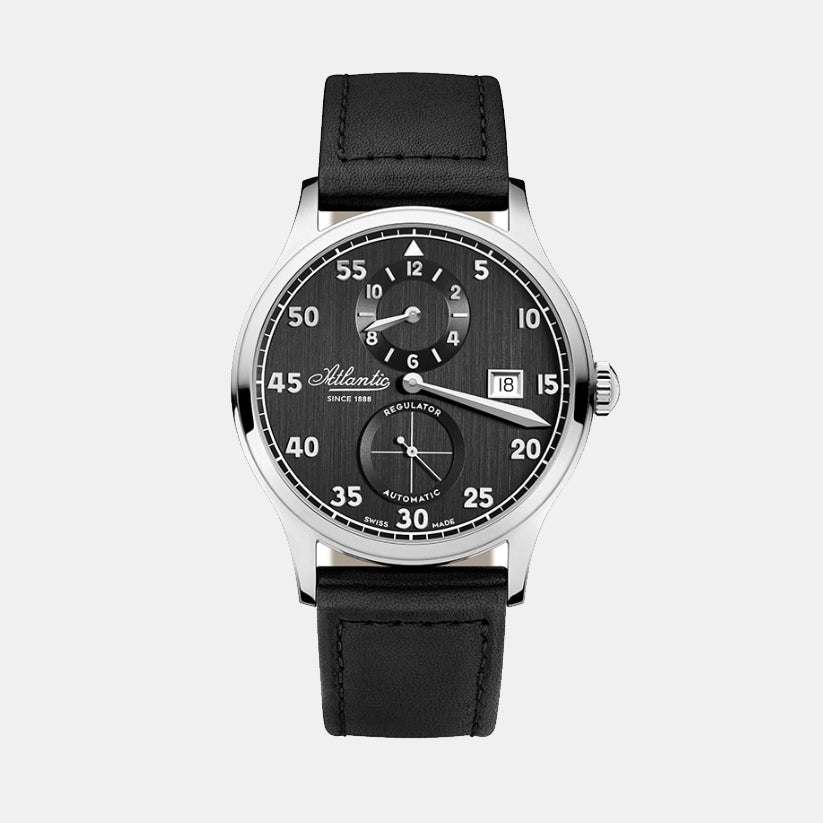 Atlantic 53781.41.63 Black Dial Automatic Men&